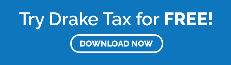 Try Drake Tax for FREE! Download now!